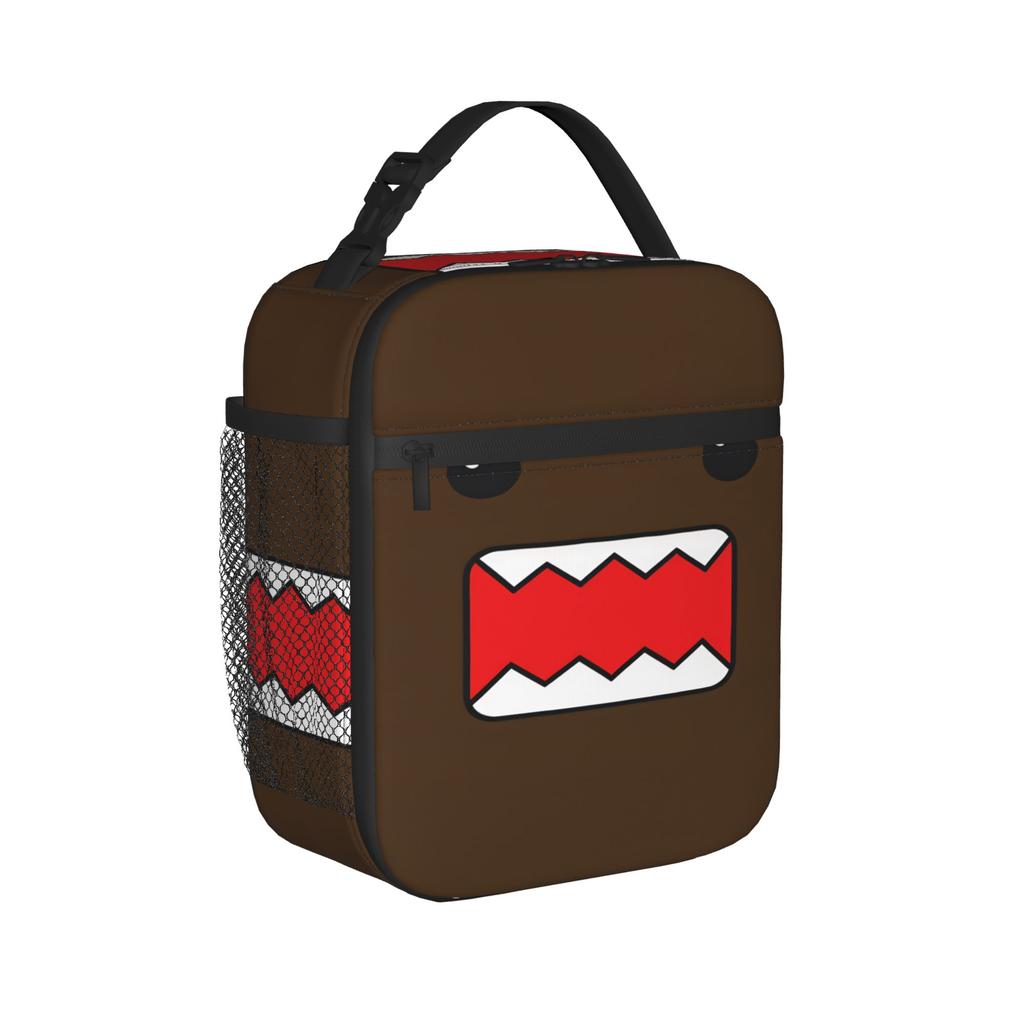 Domo Kun Monster Lunch Bag For Girls Print Lunch Box Leisure Outdoor Picnic Cooler Bag Portable Oxford Thermal Tote Handbags