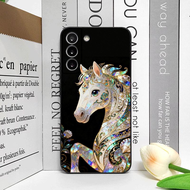 Chinese Style Cartoon Animal Marble Texture Phone Case for Samsung Galaxy S26 S25 S24+ S23 Ultra S22 Plus S20 S21 FE Soft Cover