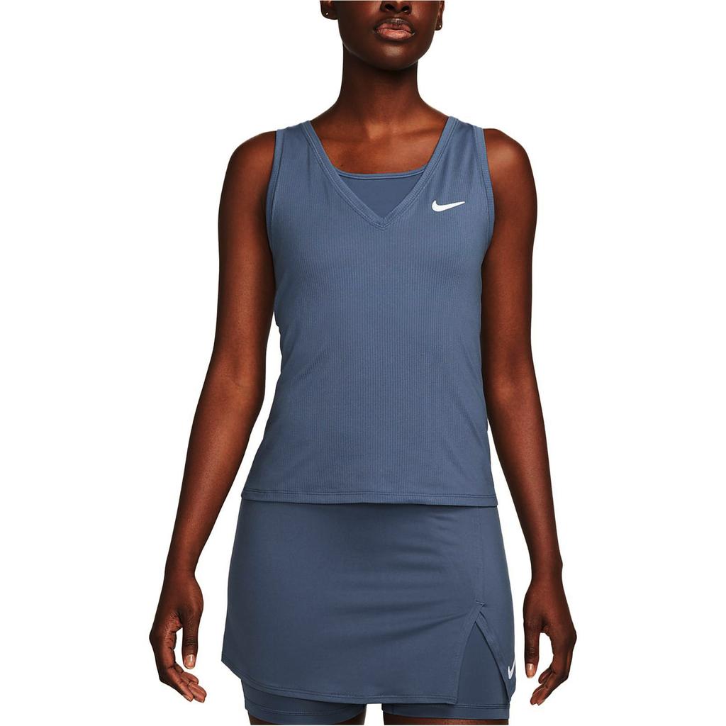 New Nike Sleeveless Sports Shirts Women's Fen Blue CV4785-491