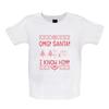 Omg Santa! I Know Him Kids T-Shirt Tees Top - Funny Christmas Movie