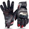 Kaedear KDR-MX-GL6 Motorcycle Gloves Red Leather Mesh Carbon Hard Shell Size L