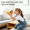 Plush Beetle Larva Stuffed Animal Soft Toy Insect Replica Decorative Figure for Home Office Desk Display and Collectible Gift