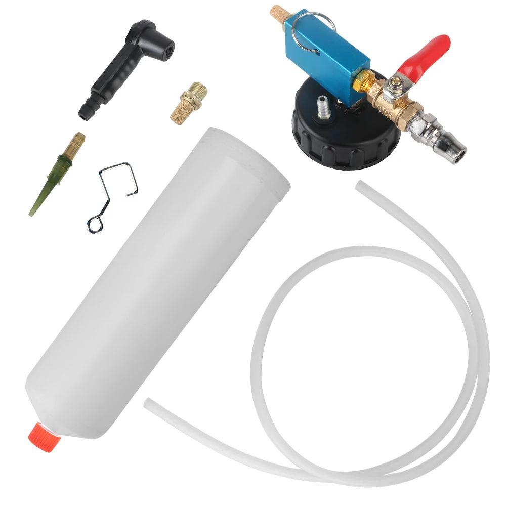 300CC Car Brake Bleeder Hydraulic Pump Fluid Pump Kit Oil Change Purge Tank Tubes Repair Tool Truck Motorcycle Accessories