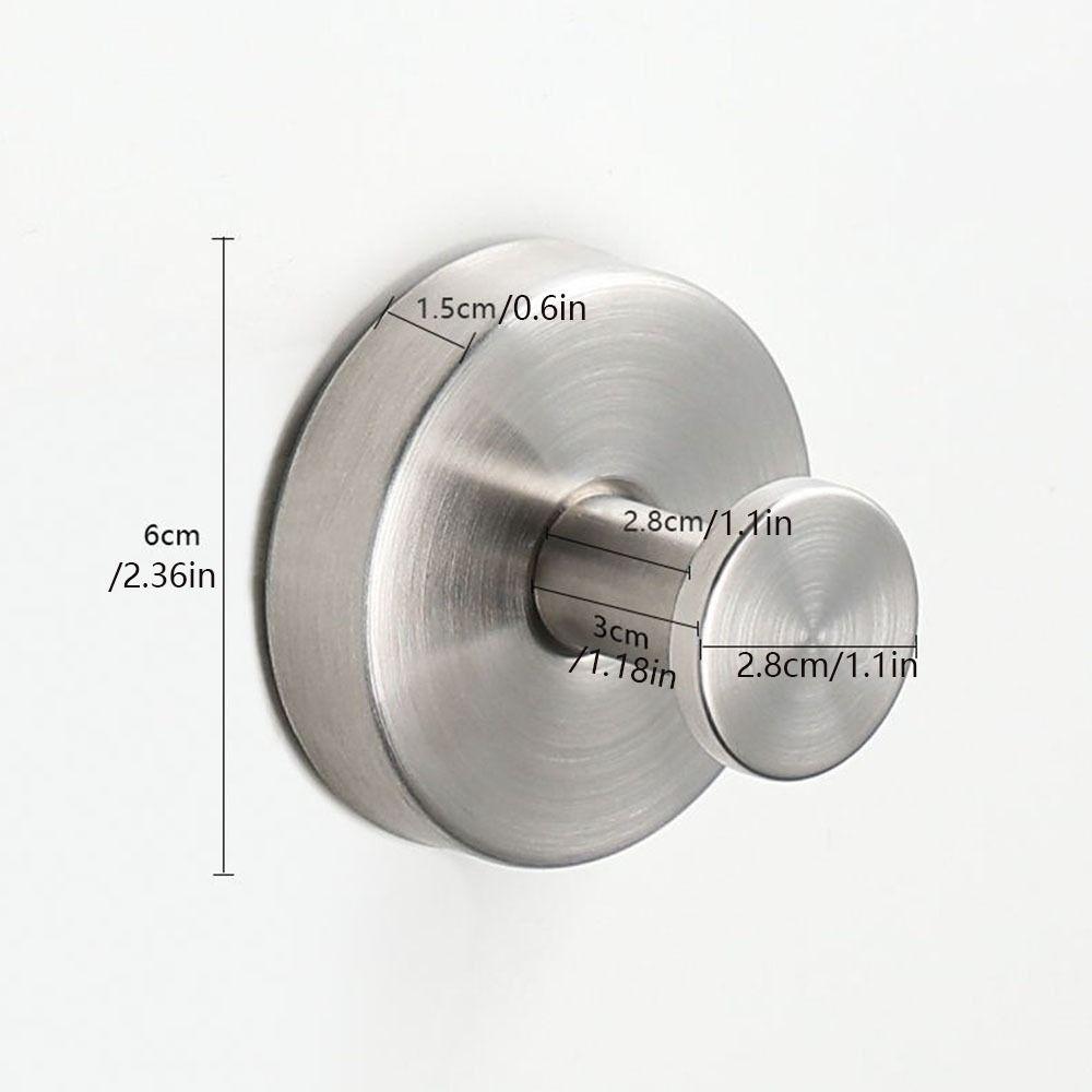 Waterproof Wall Mount Hooks Stainless Steel Wall Hanger Modern Clothes Towel Holder  Bathroom