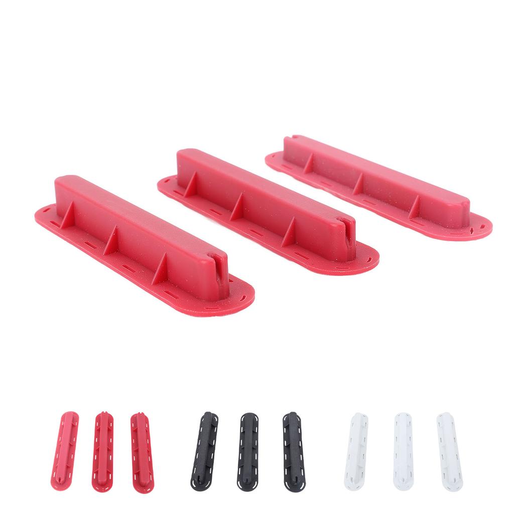 3PCS Finnenbox Set PVC Surfbrett Surf Finnen Stecker Set mit Schrauben Schlüssel für Paddle Board Finnenersatz