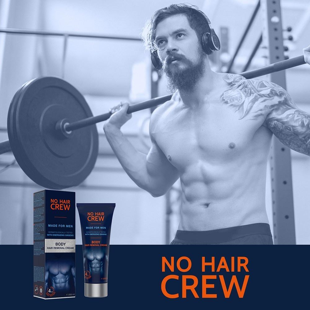 No Hair Crew Body Hair Removal Cream for general areas, 200ml, 1 unit