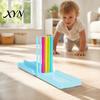Jeu de tri et d'empilement 1/2 ensembles, Jeu de puzzle d'empilement d'anneaux arc-en-ciel pour le développement de la pensée logique Enfants Adultes, Jeu de plateau Défi Soirée en famille,