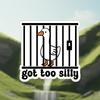 1 "Too Silly" Goose Sticker - Durable and Humorous Car Durable for Laptop, Car, Luggage,  More - Perfect for Teens, Adults, Creative Decor & Gifting