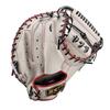 ZETT Neo Status SCE Soft Baseball BRCB31522F Catcher's Mitt, Gray/Black (1519)