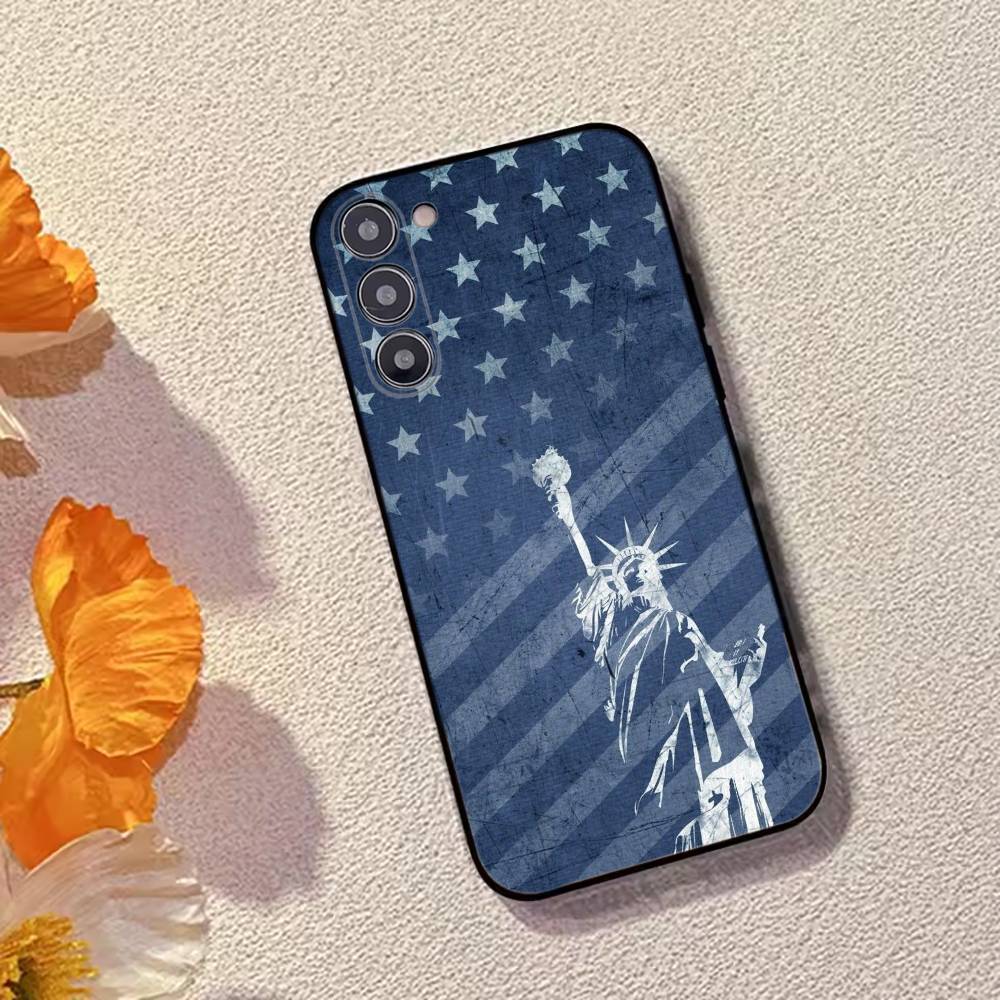 

США А-Америка Флаг Чехол для телефона Силиконовый Мягкий Для Samsung Galaxy A73,A72,A71,A70,A53,A52,A51 Samsung a41