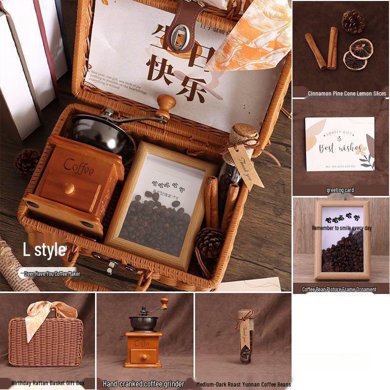 Luxus Kaffeemaschine Geschenkbox für beste Freunde - Aromatherapie & Kreatives Design