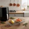 Air Fryer Rack Food Grade Air Fryer Grilling Rack Wire Grilling Basket Oven Crisper Tray Dishwasher Safe for Roasting