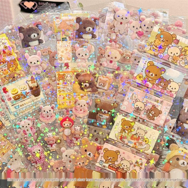 High-Value Rilakkuma Cartoon Japanese-Style Planner Stickers