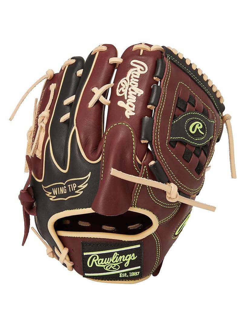 

Rawlings Baseball Glove Softball HOH MLB COLOR SYNC Size GR3HMA15W For Left Throwers [For Pitchers] 11.75 Sherry/Black