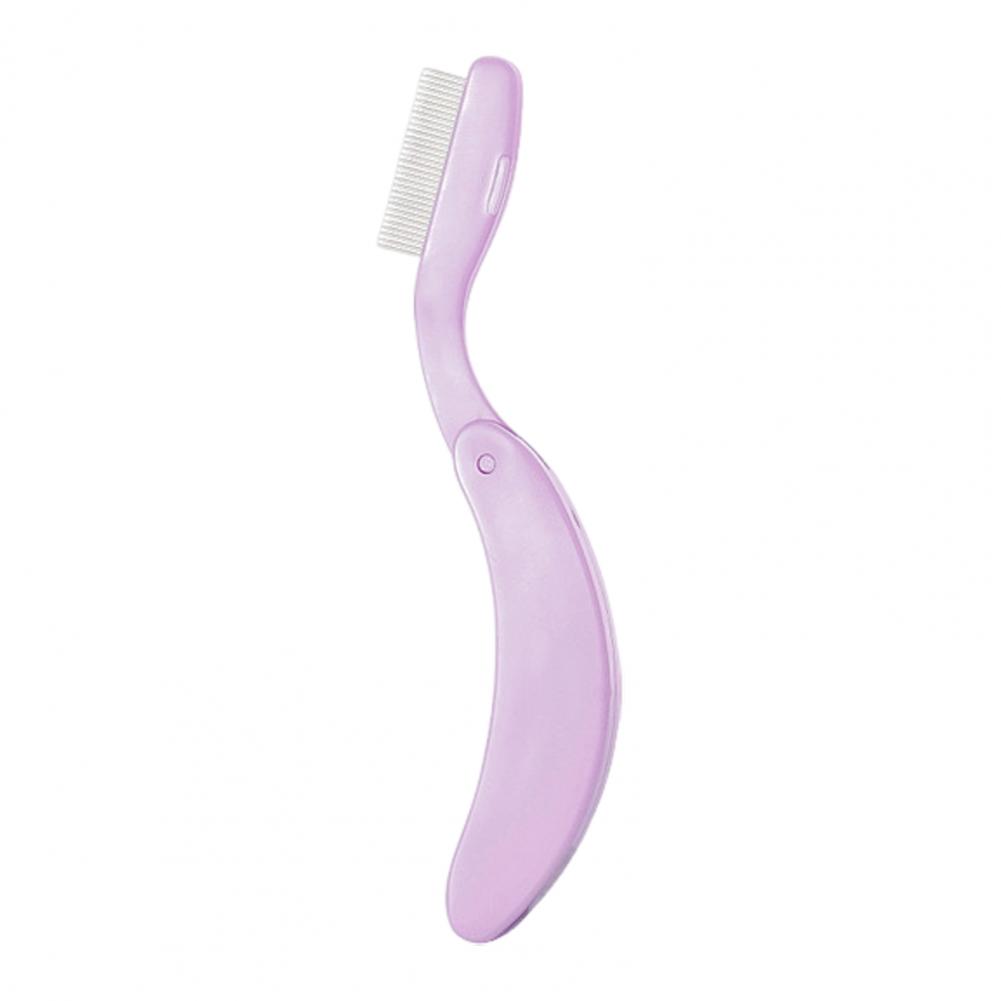 1/2Pcs Eyelash Separator Comb Foldable Handle Lash Separator Tool Stainless Steel Teeth Eyelash Separating Comb Makeup Tools