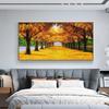 Pintura de flores de paisaje de viento, decoración de arte de la pared, decoración minimalista nórdica, póster, imagen, pintura para decoración del hogar y sala de estar