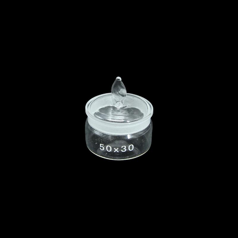 Laboratory Flat Glass Weighing Bottle