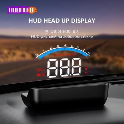 OBDHUD M6S OBD2 HUD velocímetro Digital para coche pantalla frontal proyector de parabrisas en cristal de coche accesorios para automóvil ordenador a bordo