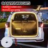 Car Trunk Dynamic Flowing Light Strip 200cm/400cm Automatic Car Lamp Lamp On/Off Silicone Scanning DIY Lamp Decorative Inte K6V7