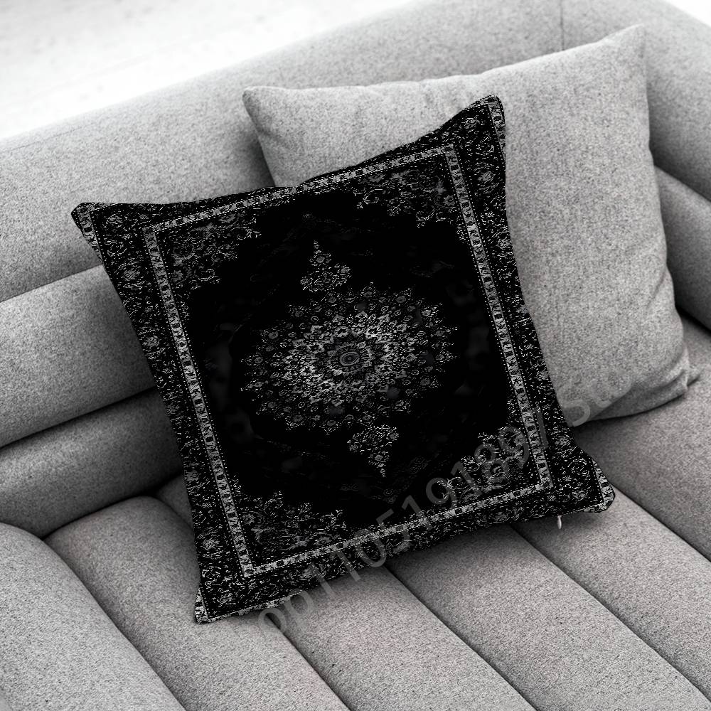 Persian Carpet Floral Pattern Throw Pillow Case For 50x50cm 40x40cm 55x55cm 45x45cm 30x30cm Square Bedroom Pillowcase Cover