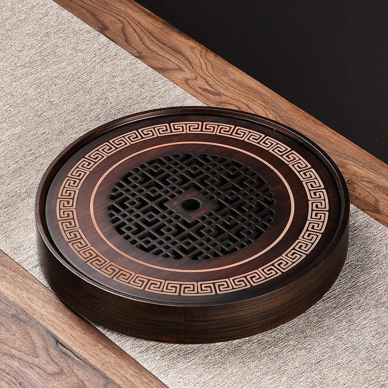 Natural Bamboo Tea Table Tray High Quality Chinese Tea Tray Tea Set Board Drainage Water Storage Tea Board Kitchen Accessories