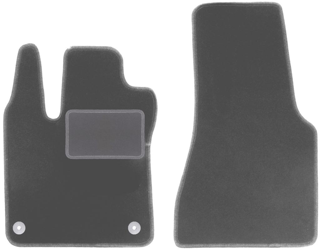 Autofußmatten vorne: Smart Fortwo III Schrägheck (2014-2020)