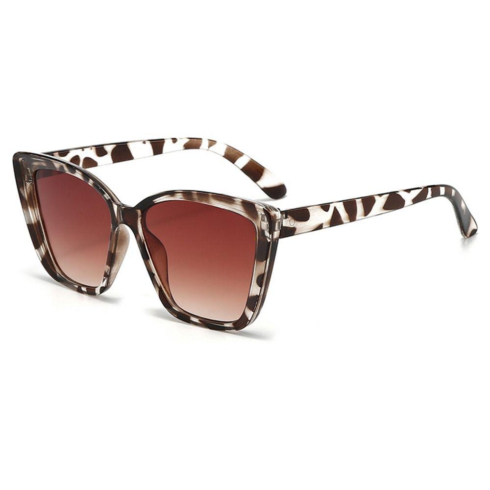 

Fashion Street Shooting Cat Eye Sunglasses Photo Props Leopard Square Frame Sun Glasses Uv400 Protection Eyewear For Women