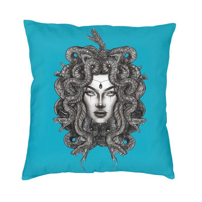 Greek mythology Medusa Snake Head Print Cushion Cover Home Living Room Sofa Car Decoration Throw Pillow Cover