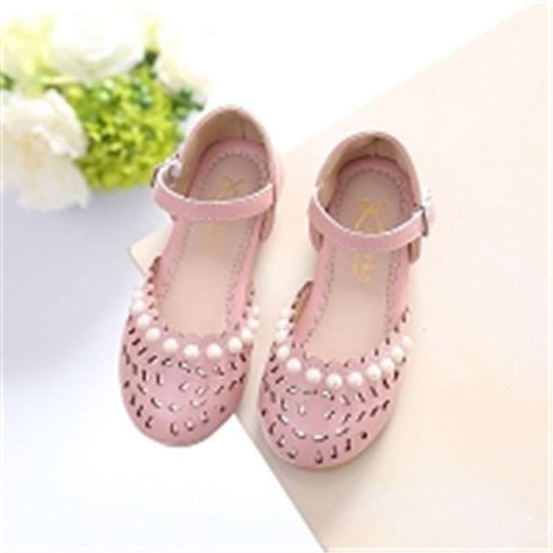 2025 summer new sandals princess shoes hollow bag head baby shoes children's beach shoes children's student sandals