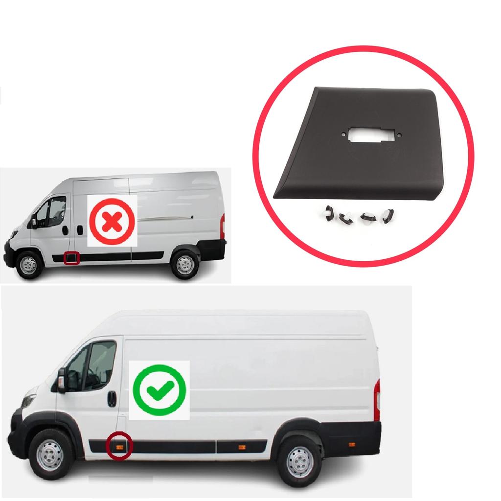 BSP1217-1 Left Side Moulding Panel Pillar Trim for Fiat Ducato MK3 Boxer 250 Jumper Relay MK2 Daily 2006-2024 8547W5