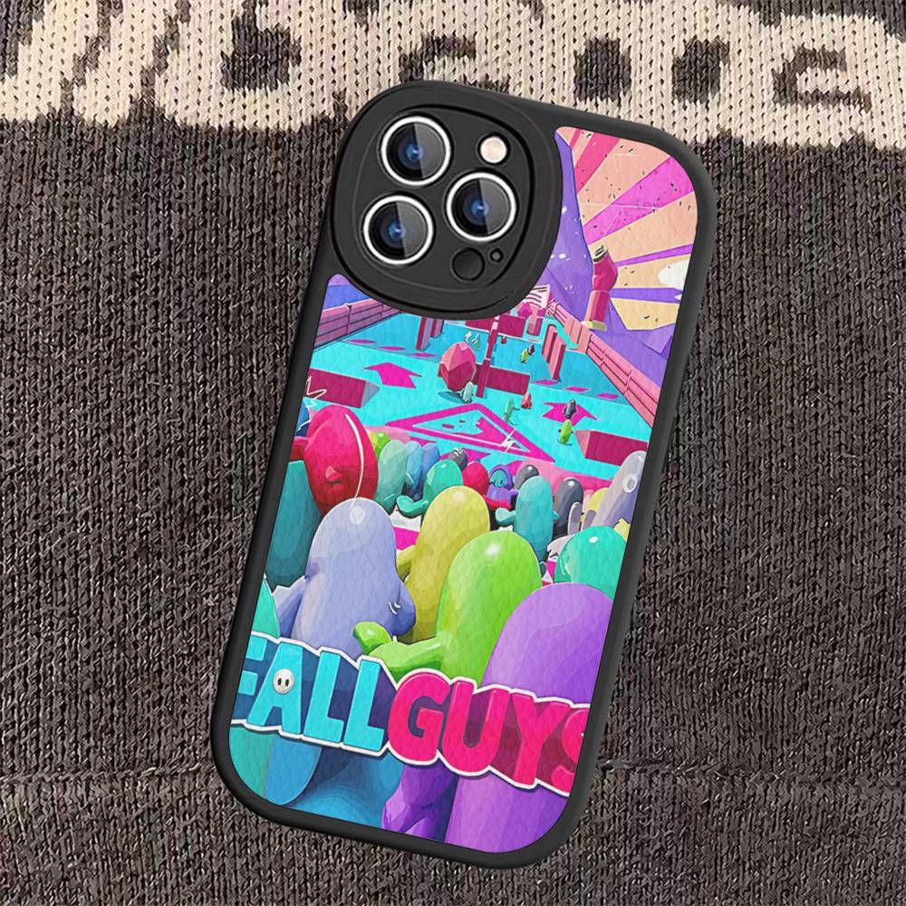 F-Fall G-Guys Party Game Phone Case Hard Leather For IPhone 14 13 16 Mini 15 14 11 12 Pro Max Plus Fundas