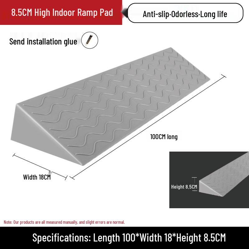 Threshold Uphill Ramp Mat for Indoor Sweeping Robots