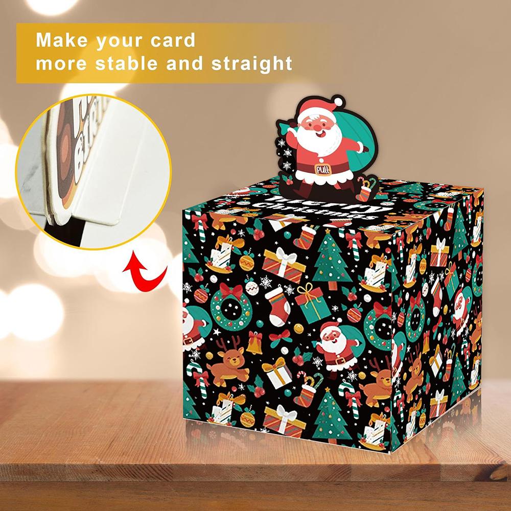 Merry Christmas Money Box For Cash Gift Fun Christmas Party Gift For Women Men