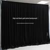 Gold Velvet Blackout Wedding Backdrop & Photography Curtain