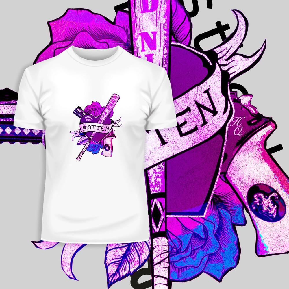 Quinn With Baseball Bat TShirt L