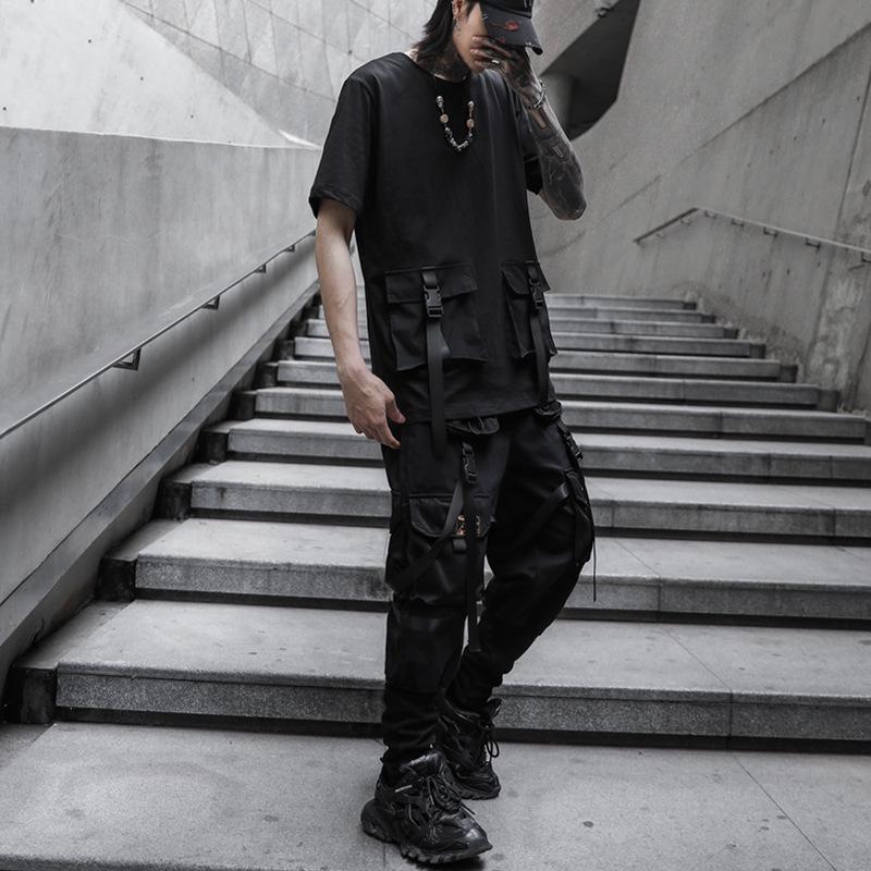 Spring/Summer Men's Skinny Joggers - Trendy Workwear K816