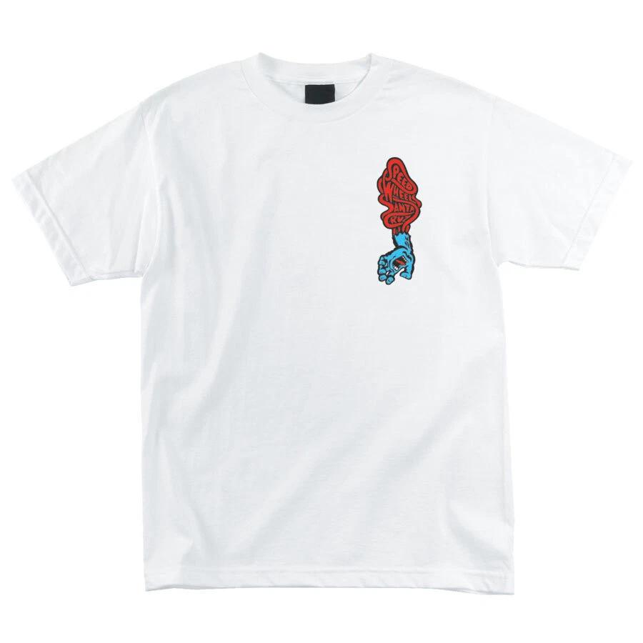 Santa Cruz Skateboards Shirt Screaming Hand Scream White S