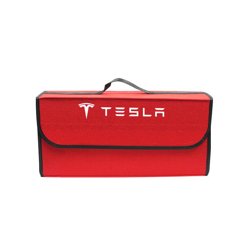 

Car Trunk Organizer Bag Folding Tidying Box Storage Bins For Tesla Model 3 Model S Model X Model Y Cybertruck Roadster SpaceX