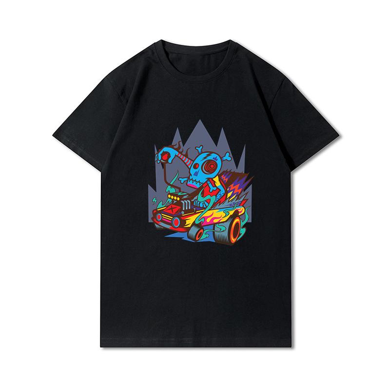 Summer Graphic Men Tees Anime Men's T-shirts Harajuku Tops Vintage Short Sleeves Oversized Unisex Shirts