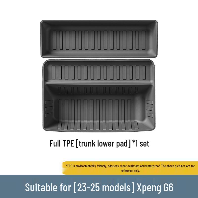 Xiaopeng G6/G7 (2023-25) TPE Car Floor & Trunk Mats with Backrest Protection