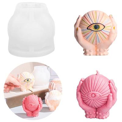 Nonstick Silicone Mold for Crafting 3D Hands and Eyes Candle Home Desktop Decoration Mould Unique Gift Making Mold
