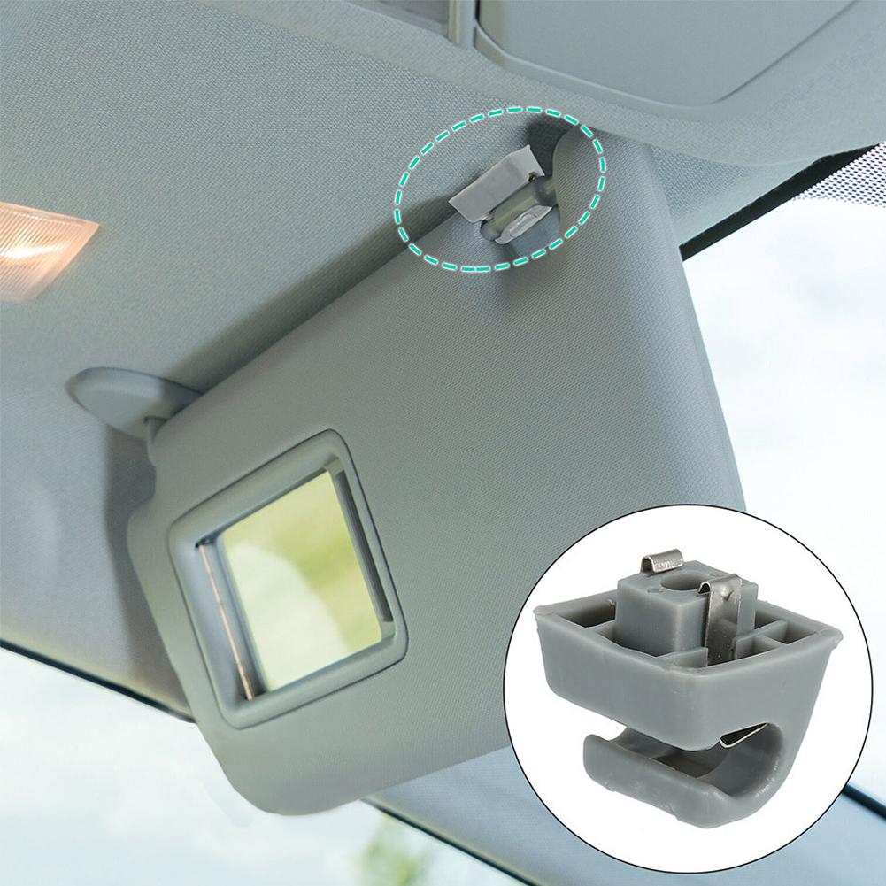2PCS Car Sun Visor Clips Holder For Mercedes W201 190 Class 1982-1993 W123 1976-1985 W124 E Class 1985-95 W126 S Class 1979-1991