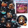 1 Set Halloween Ghost Countdown Calendar 24 Days Spooky Reading Bubble Bath Ghost Ornament Advent Calendar Holiday Bookworms Gift