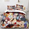 3D Print Fairy Tail  Natsu Bedding Set Duvet Cover Bed Set Quilt Cover Pillowcase Comforter King Queen Size Boys Adult