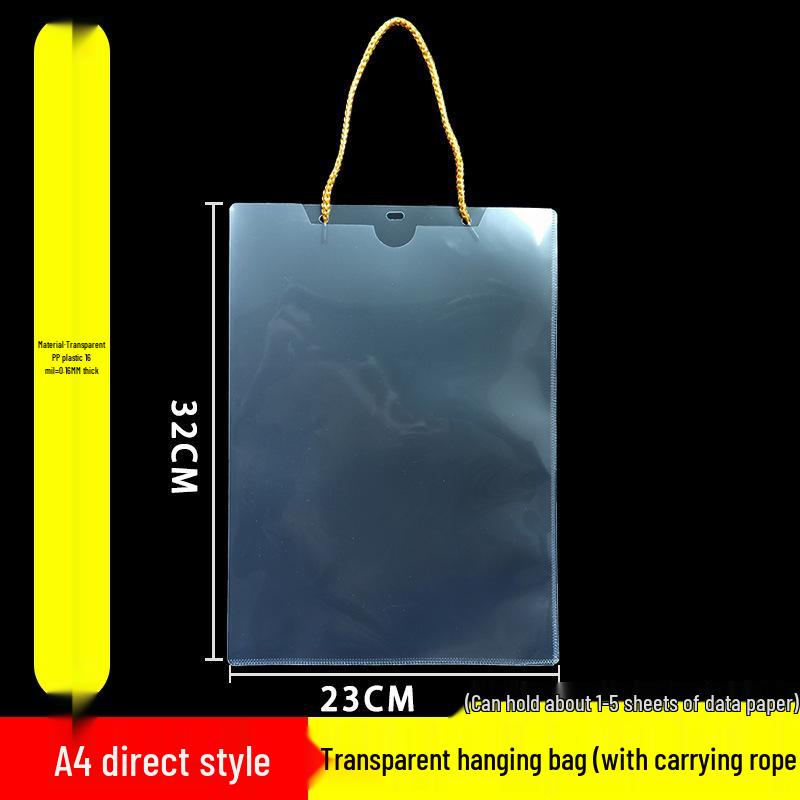 Durable Translucent Multi-Size Document Sleeve & Organizer