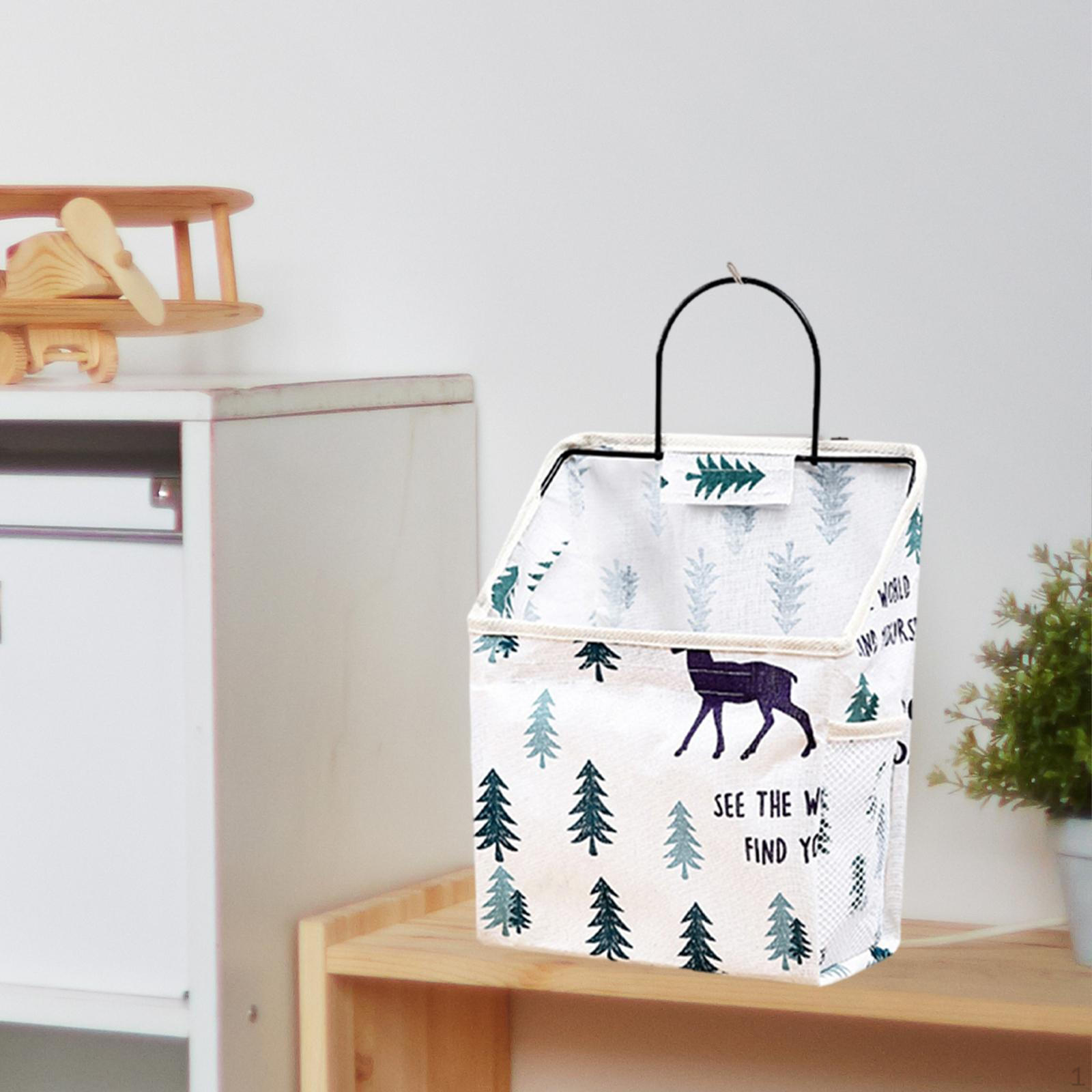 Подвесной органайзер для шкафа, прочная дышащая сумка для хранения одежды forest deer