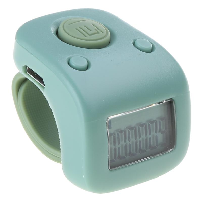 1Pc Convenient Counter Digital LCD Finger Ring Tally Counter 6 Channel Counting 6 Digit Beads Prayer Counter