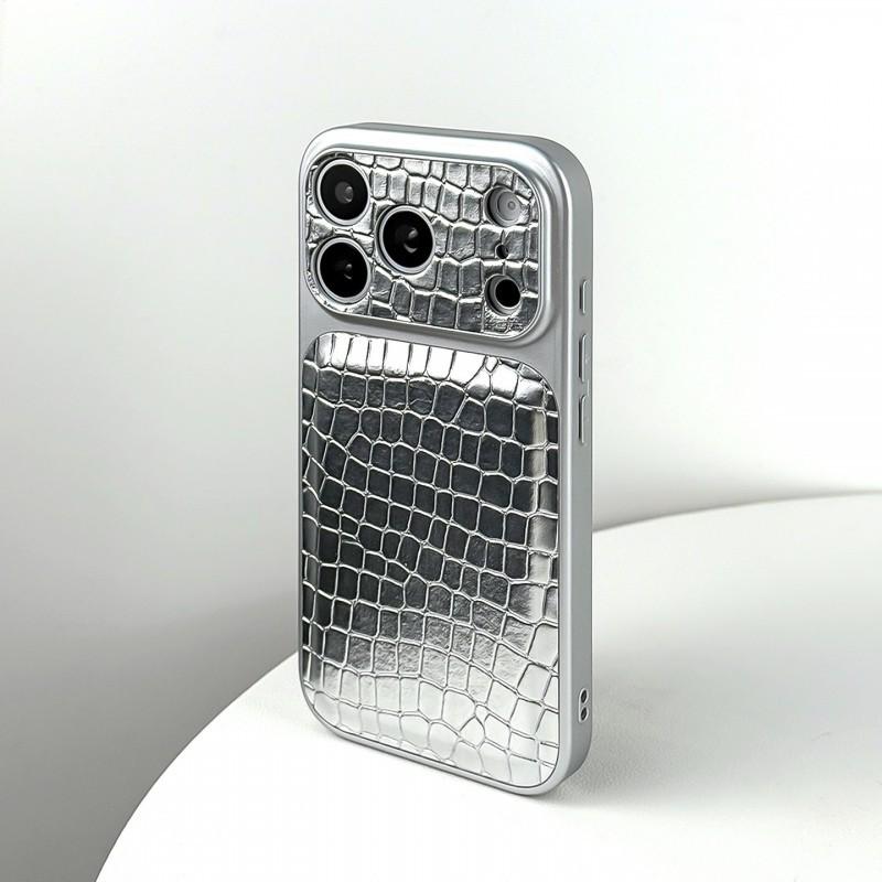 

Crocodile Leather Is Suitable IPhone 17 PROMAX With A High-end Feel That Instantly Transforms Into Phone Cases Apple 16 Precision Hole Fashion 15 iPhone 17 PRO