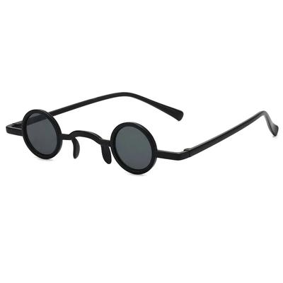 Womens Sunglasses Retro Black Metal Steampunk Sunglasses  Fashion Color Mens Round Frame Sun Glasses Lentes  Mujer