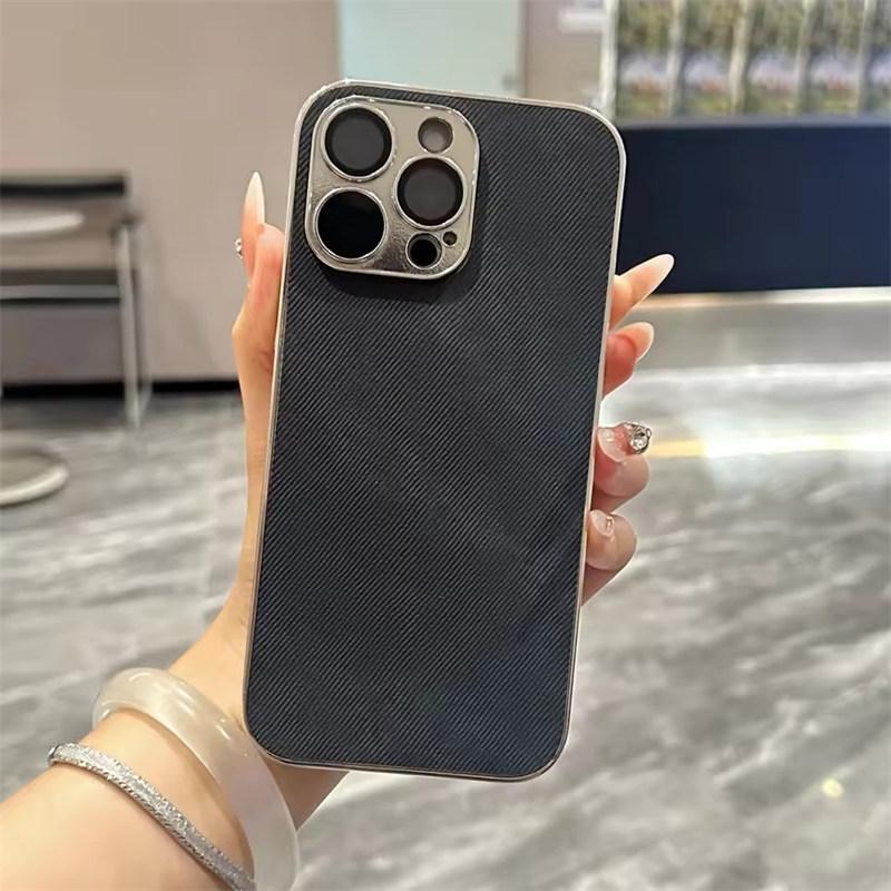 

Роскошный чехол для телефона в винтажном ковбойском стиле, вымытого цвета, для iPhone17 16 15 14 13 12 11 Pro Max Plus, с гальваническим покрытием, защитой объектива камеры, противоударный чехол iPhone 17 Pro Max чёрный